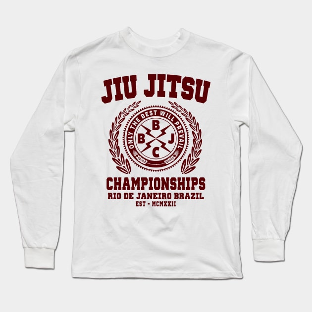 JIU JITSU - JIU JITSU WORLD CHAMPIONSHIPS Long Sleeve T-Shirt by Tshirt Samurai